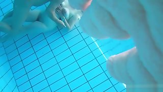 Unclad couples underwater pool hidden spy cam voyeur hd 1
